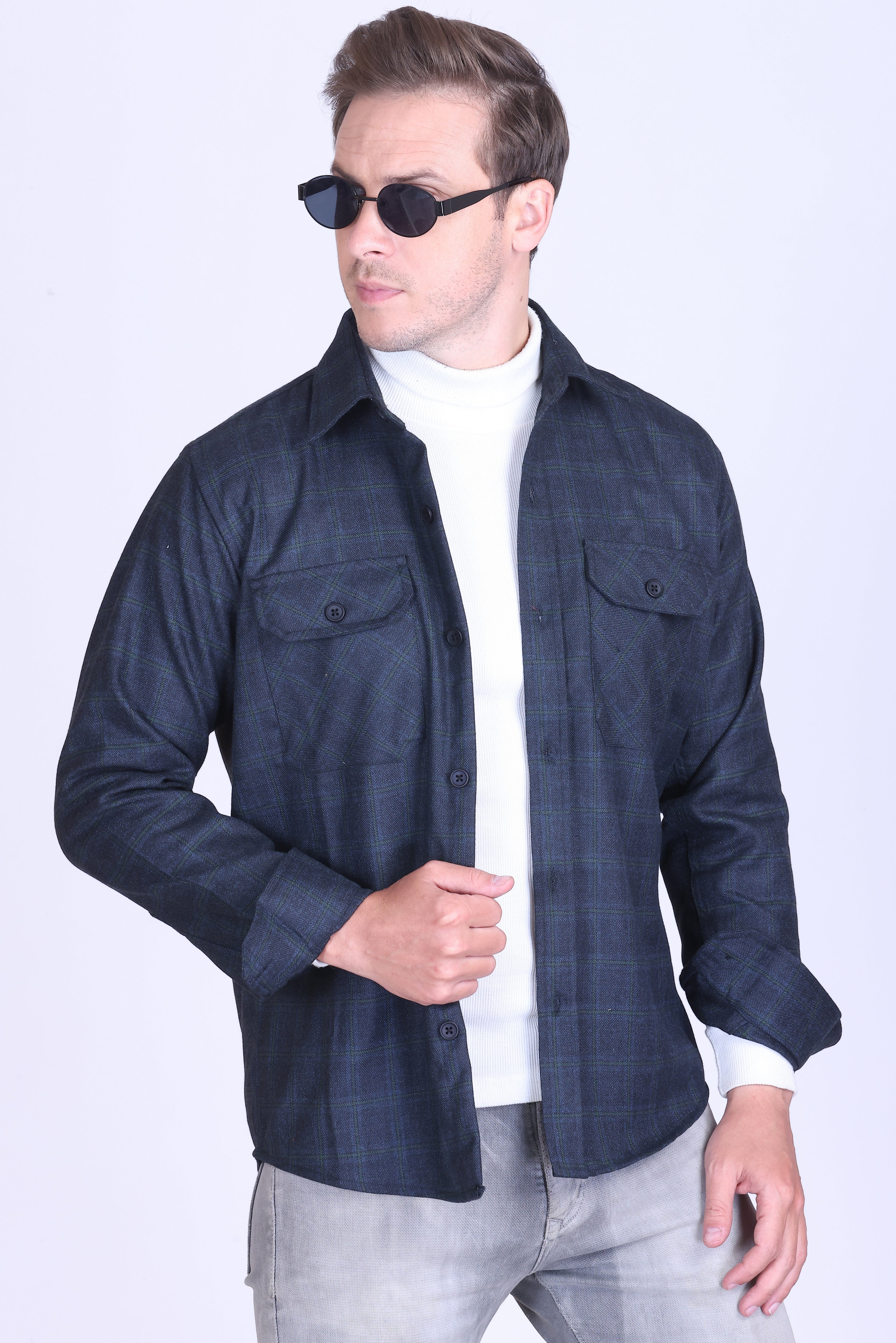 Ashwood Check Wool Shacket