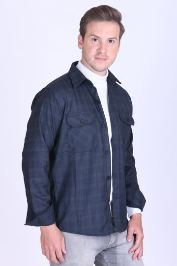 Ashwood Check Wool Shacket