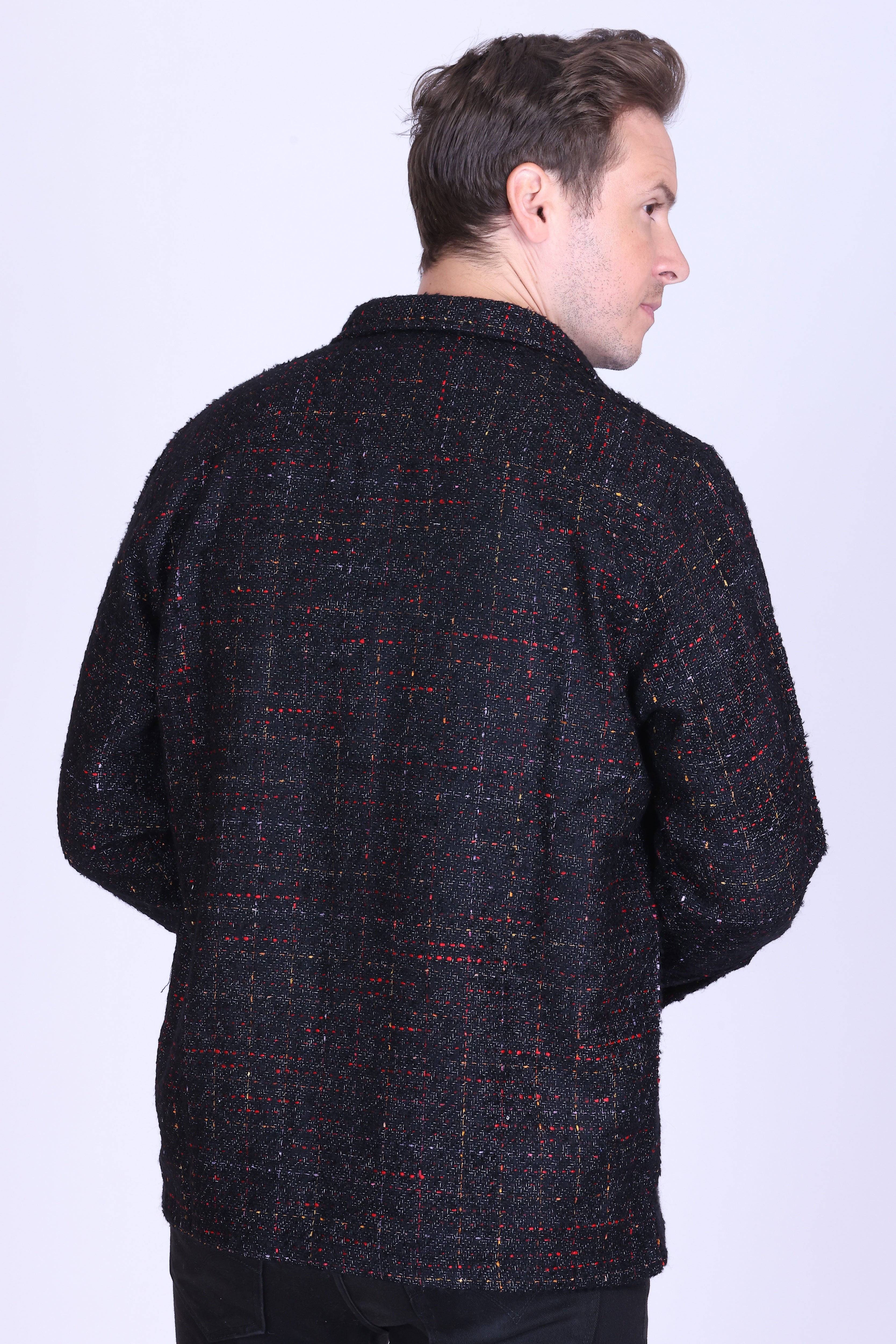 Blackstone Texture Wool-Blend Shacket