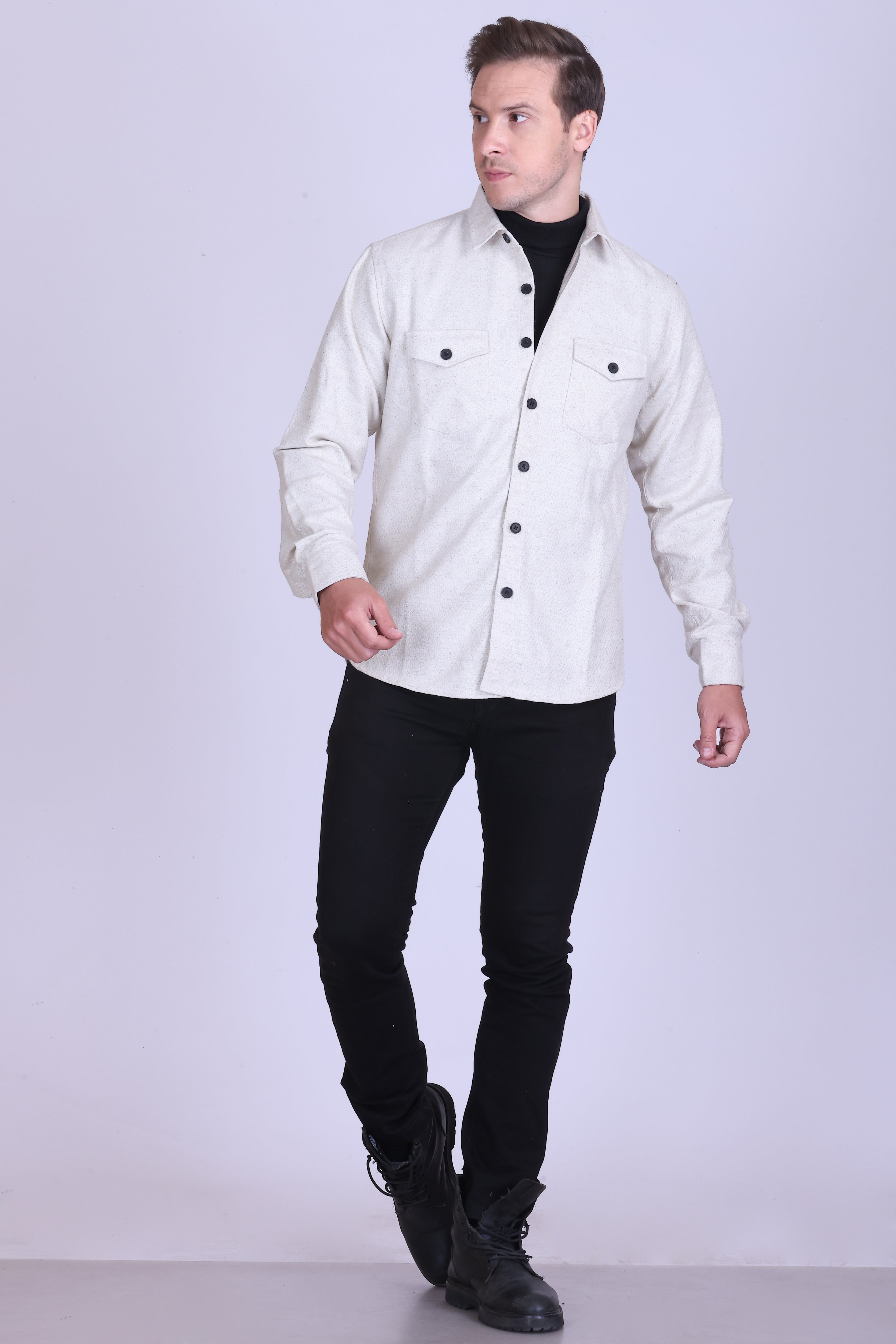 LinenWool Heritage Shacket