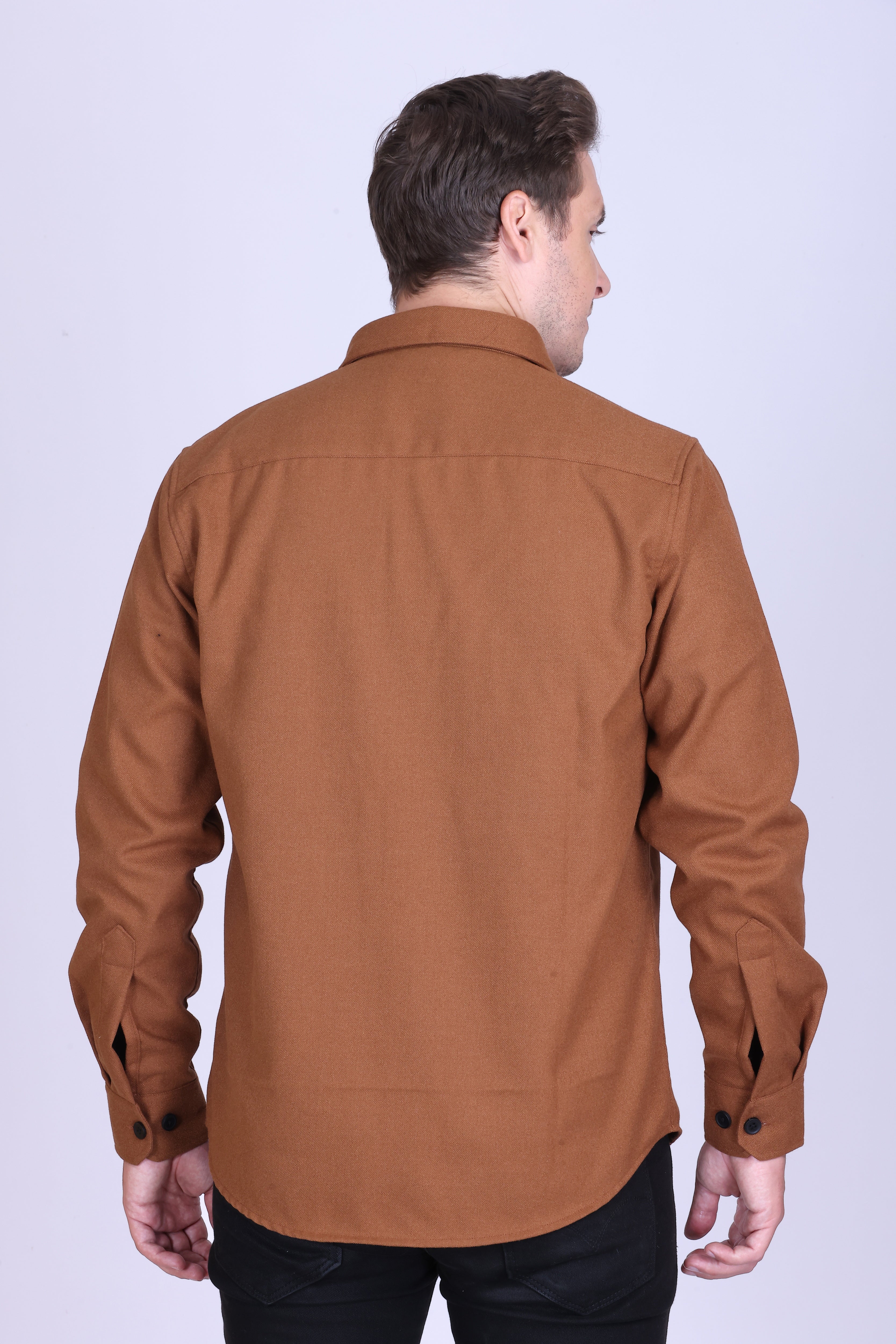 Caramel Twill Overshirt