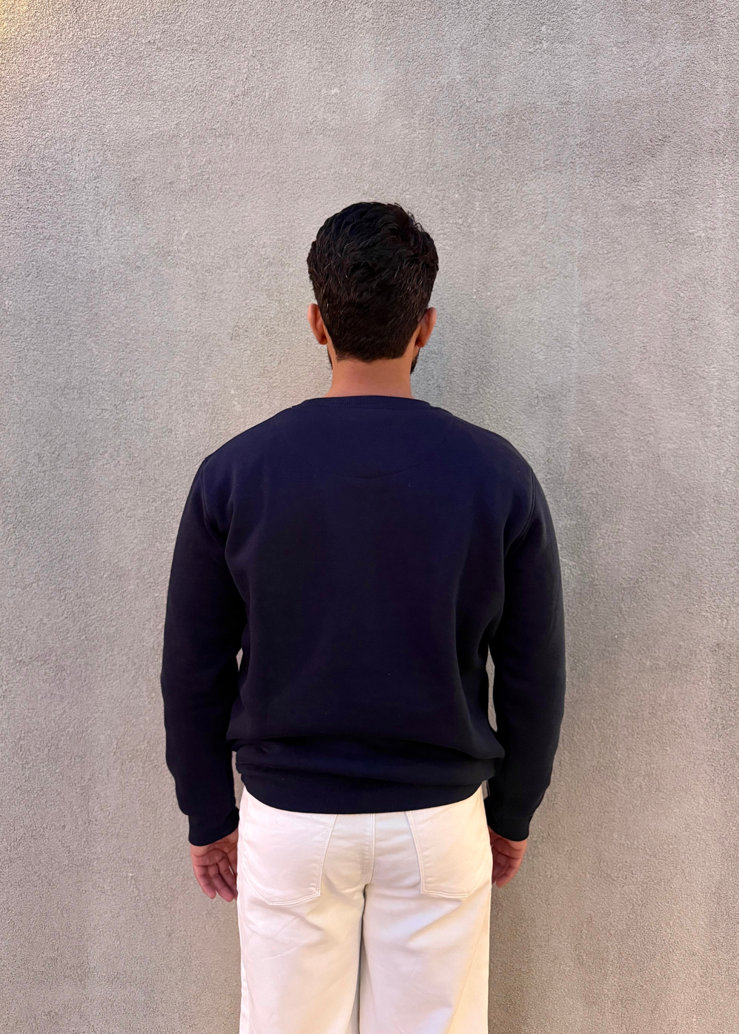 Navyline Crest Sweatshirt