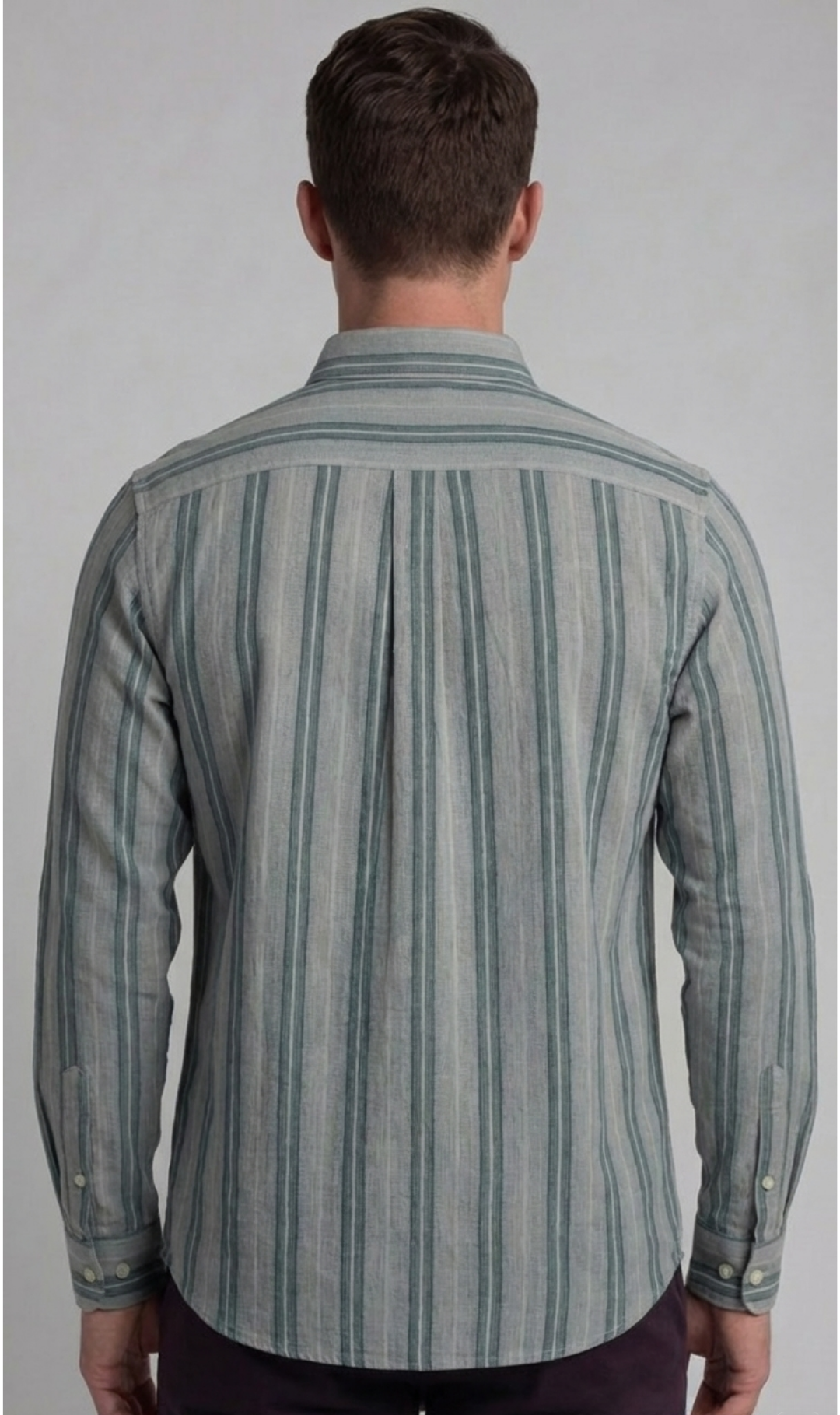 Grey striped shirt