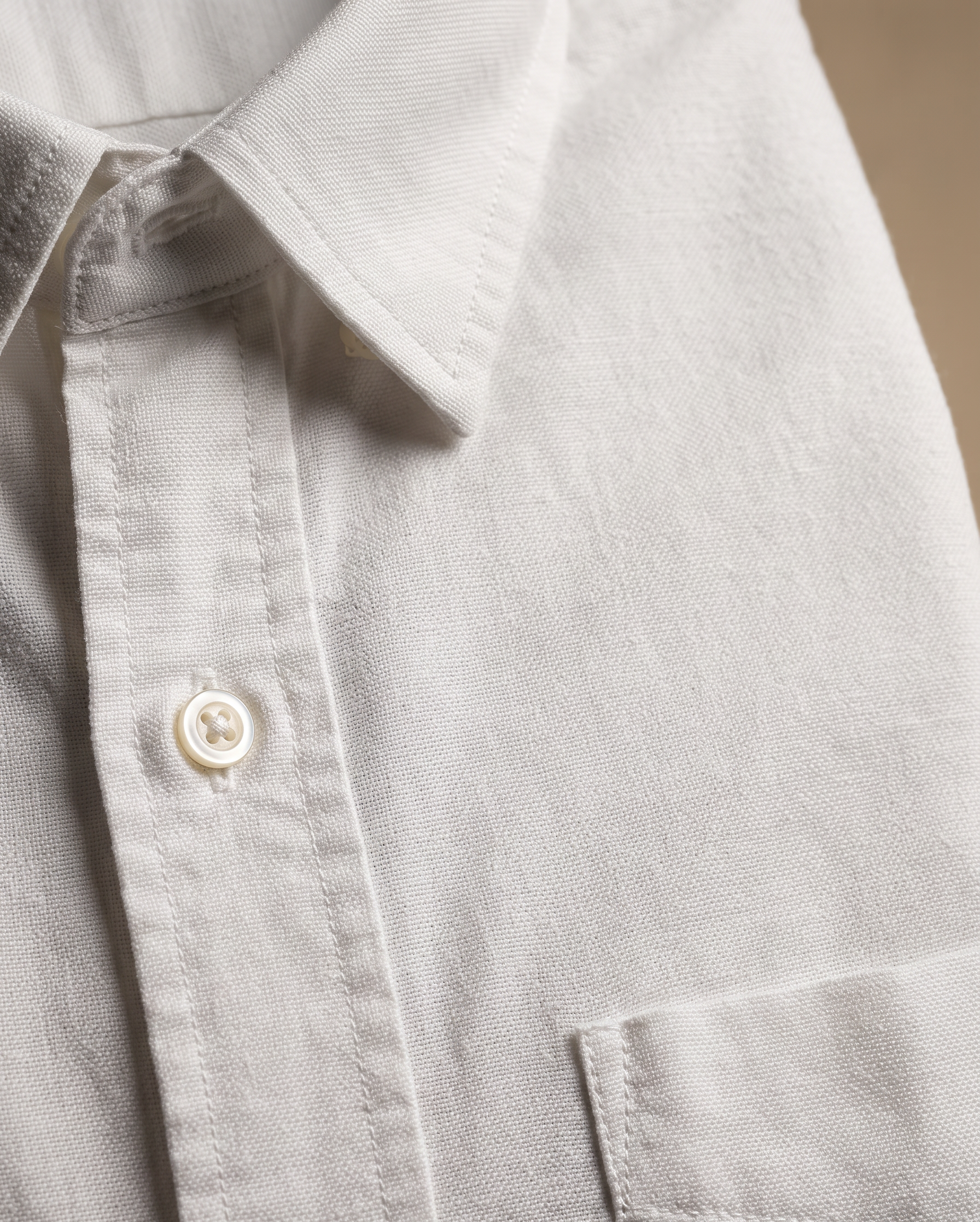 White Oxford Lycra Shirt