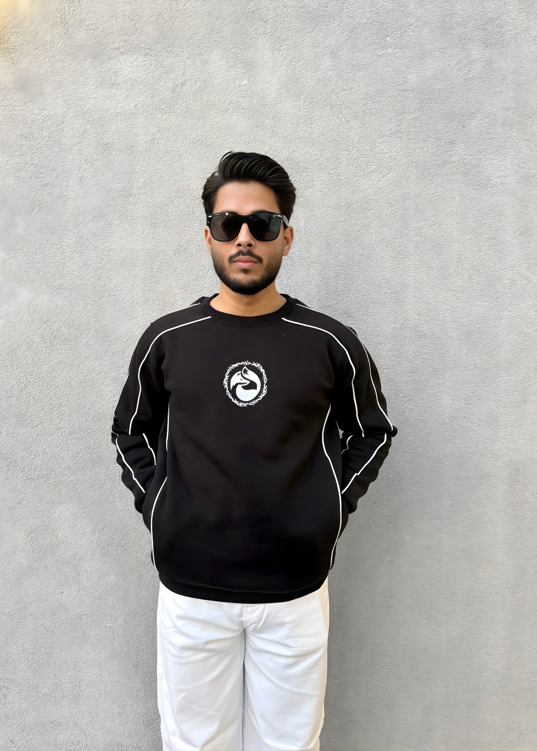 Blackline Crest Sweatshirt
