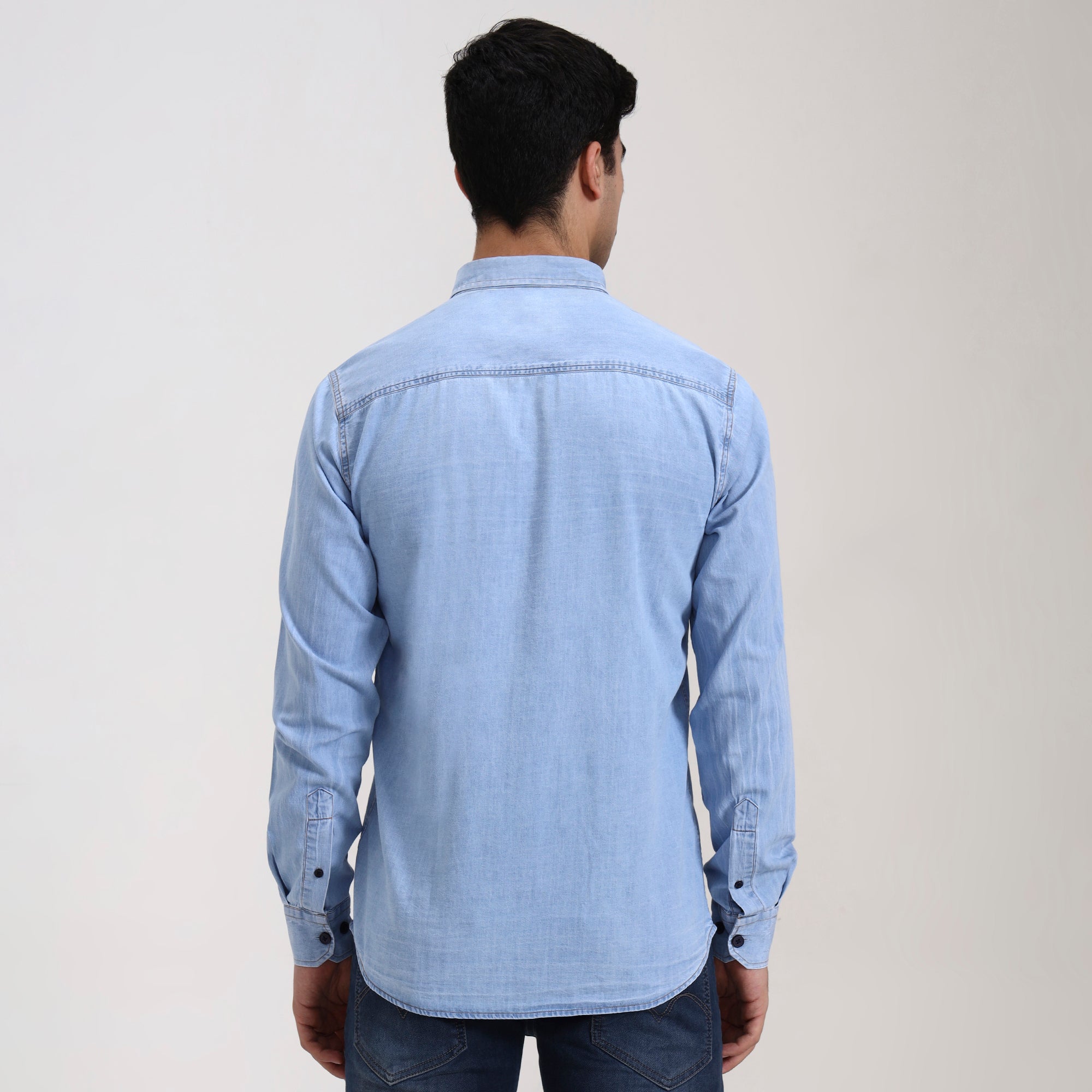 Regular Fit Aero Light Wash Denim Shirt