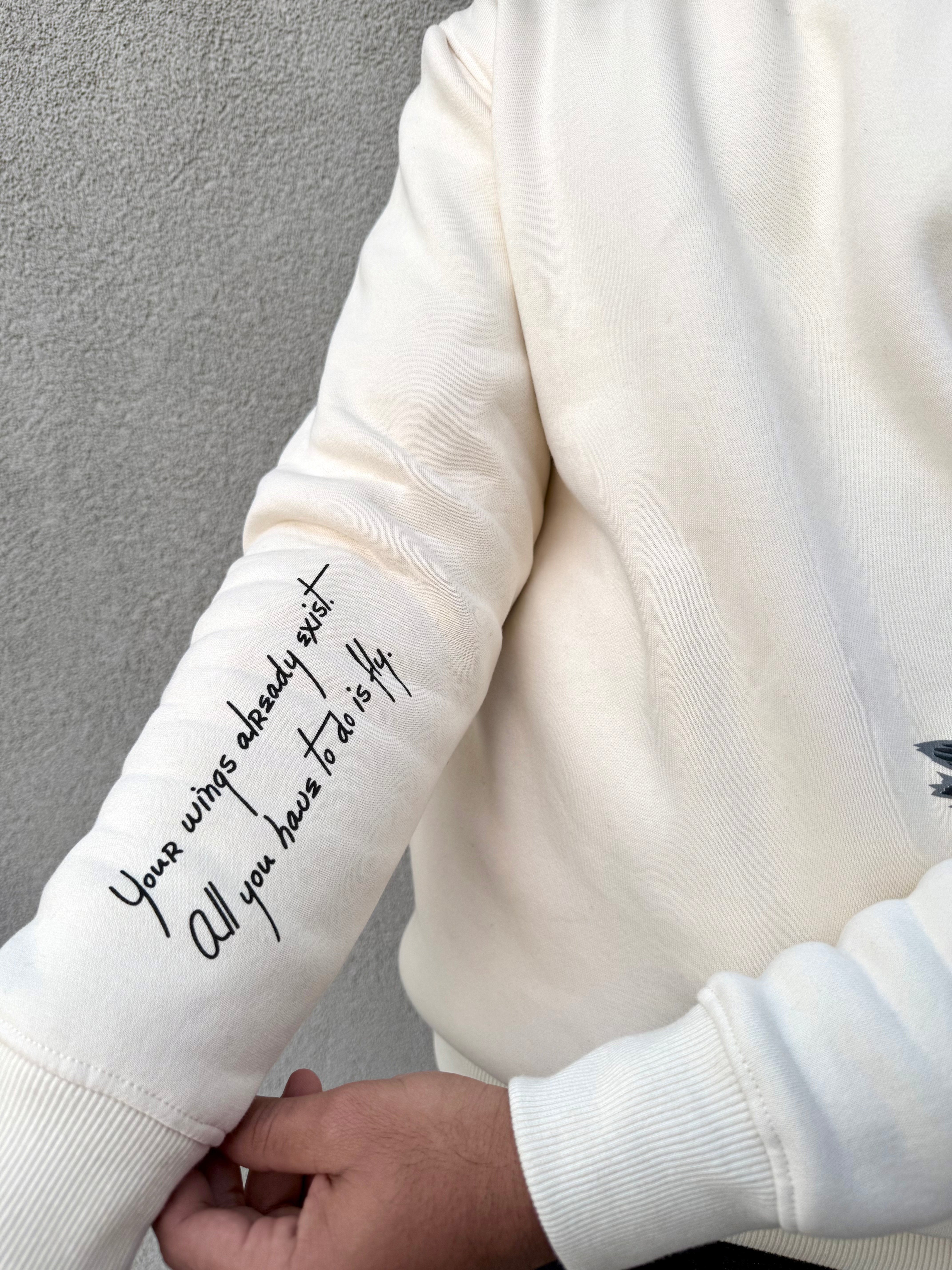 Ivory Wings Sweatshirt
